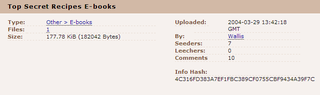 Illustration for article titled The Pirate Bay's Oldest Torrent Is Turning 10 And It's... A Recipe Book